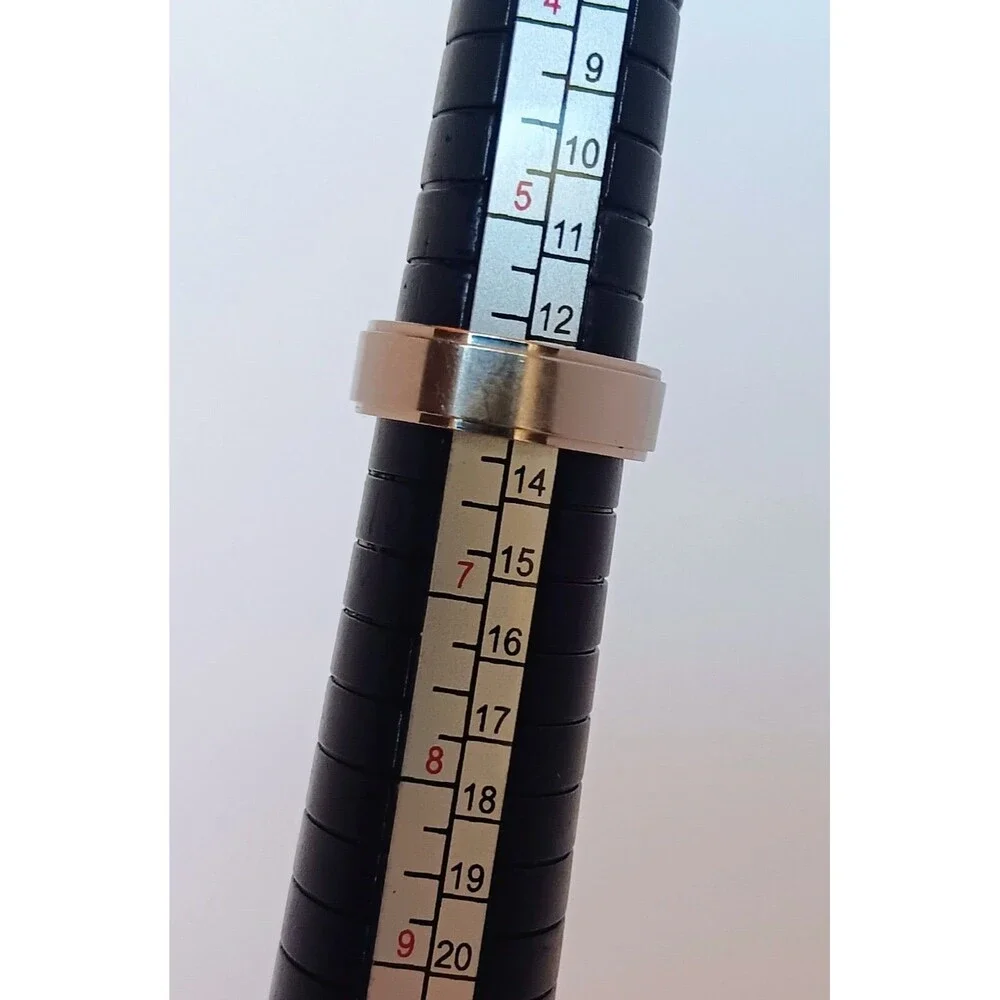 6 mm Stainless Steel Comfort Fit Spinner Band Ring Size 6